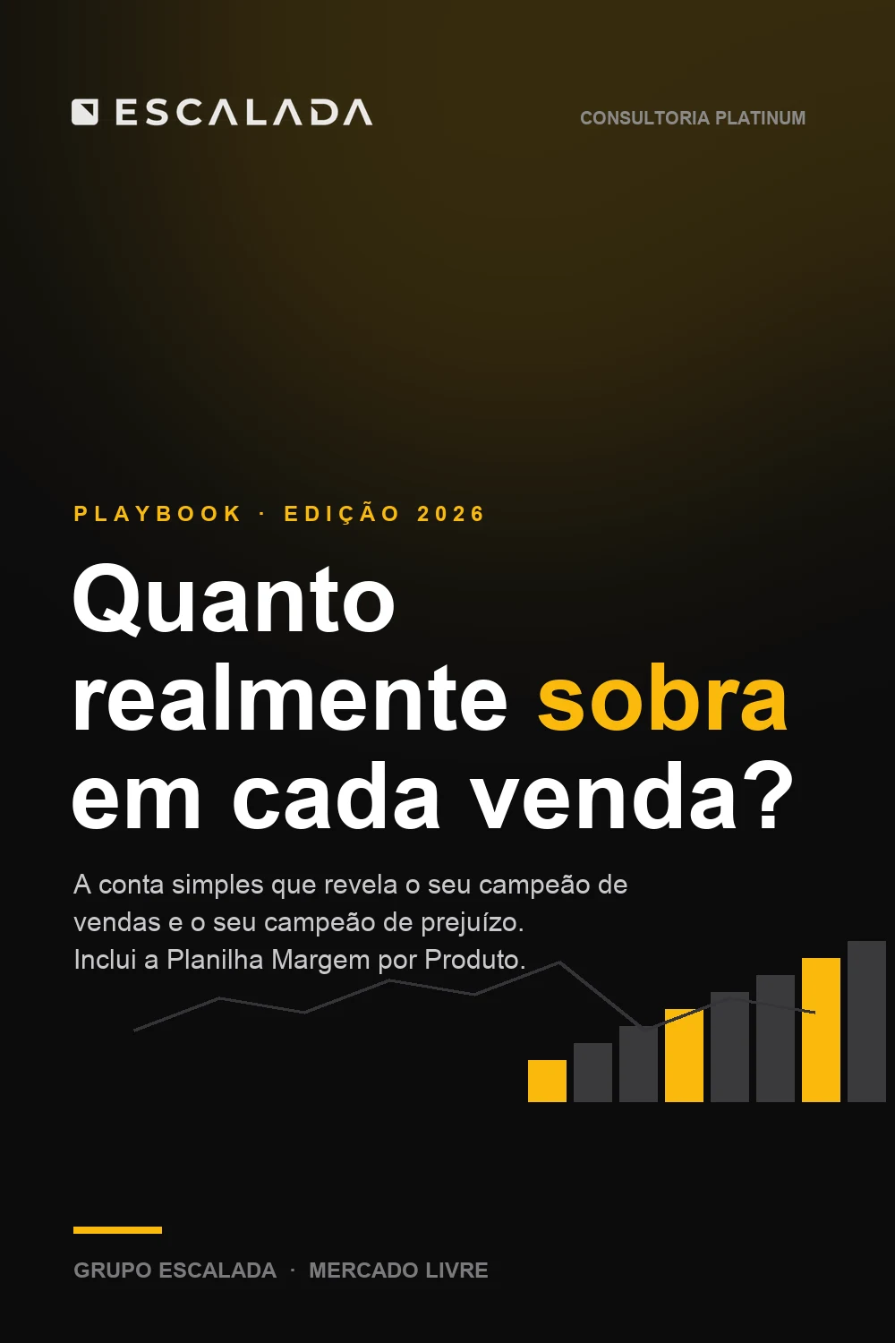 Capa do playbook Quanto realmente sobra em cada venda, Grupo Escalada